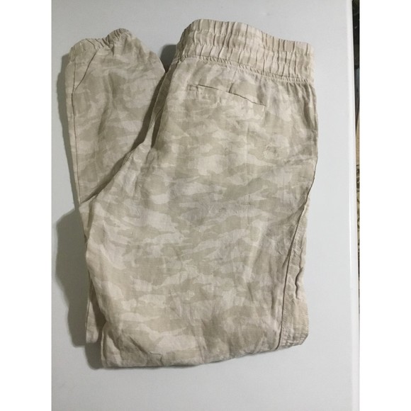 Athleta Cabo Tide 100% Linen Jogger Size 8 NWOT - Picture 8 of 9